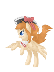 Size: 1200x1600 | Tagged: safe, artist:tomat-in-cup, species:pegasus, species:pony, brandenburg, clothing, female, filly, hat, hetalia, pirate hat, ponified, rearing, simple background, solo, transparent background