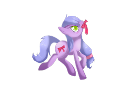 Size: 1600x1200 | Tagged: safe, artist:tomat-in-cup, oc, oc only, oc:ribbon breeze, species:earth pony, species:pony, bow, earth pony oc, simple background, solo, transparent background