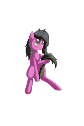 Size: 1600x2400 | Tagged: safe, artist:tomat-in-cup, oc, oc only, oc:rainbow heart, species:earth pony, species:pony, earth pony oc, simple background, sitting, smiling, solo, transparent background