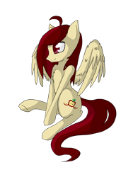 Size: 1200x1600 | Tagged: safe, artist:tomat-in-cup, oc, oc only, oc:apple cider, species:pegasus, species:pony, pegasus oc, simple background, solo, transparent background, wings
