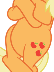 Size: 624x838 | Tagged: safe, artist:daydreamsyndrom, edit, character:applejack, episode:the crystal empire, g4, my little pony: friendship is magic, belly, bipedal, bipedal leaning, cropped, crossed hooves, crossed legs, featureless crotch, female, high res, leaning, pictures of bellies, simple background, solo, transparent background, vector, vector edit