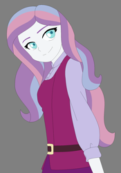 Size: 1232x1761 | Tagged: safe, artist:fantasygerard2000, character:potion nova, species:eqg human, g4, my little pony:equestria girls, my little pony:pony life, clothing, dress, equestria girls-ified, female, gray background, simple background, solo