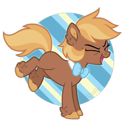 Size: 1394x1384 | Tagged: safe, artist:strawberry-spritz, oc, oc only, species:earth pony, species:pony, g4, bow tie, female, mare, simple background, solo, transparent background