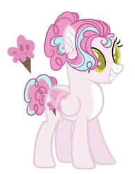 Size: 400x512 | Tagged: safe, artist:rose-moonlightowo, oc, species:pegasus, species:pony, g4, female, mare, simple background, solo, transparent background, two toned wings, wings