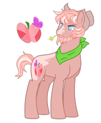 Size: 1720x2084 | Tagged: safe, artist:rose-moonlightowo, oc, parent:big macintosh, parent:princess cadance, parents:cadmac, species:earth pony, species:pony, g4, male, offspring, simple background, solo, stallion, straw in mouth, transparent background