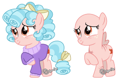 Size: 1556x1026 | Tagged: safe, artist:strawberry-spritz, character:cozy glow, species:pony, g4, clothing, missing wing, scar, simple background, solo, sweater, transparent background