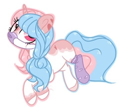 Size: 900x783 | Tagged: safe, artist:lullabyprince, artist:rose-moonlightowo, base used, oc, oc only, oc:soft heart, species:pony, species:unicorn, g4, clothing, female, mare, mask, simple background, socks, solo, transparent background