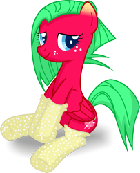 Size: 2293x2828 | Tagged: safe, artist:leopurofriki, oc, oc only, species:pegasus, species:pony, clothing, simple background, socks, solo, starberry, transparent background