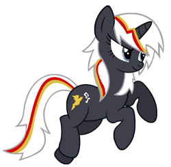 Size: 5000x4877 | Tagged: dead source, safe, artist:overmare, oc, oc only, oc:velvet remedy, species:pony, species:unicorn, fallout equestria, absurd resolution, cutie mark, fanfic, fanfic art, female, hooves, horn, mare, simple background, smiling, smirk, solo, transparent background, vector