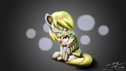 Size: 1920x1080 | Tagged: safe, artist:esuka, character:derpy hooves, character:dinky hooves, species:pegasus, species:pony, species:unicorn, g4, abstract background, duo, equestria's best mother, eyes closed, female, filly, happy, hug, mare, mother and daughter, photoshop, sitting, wallpaper, winghug