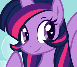 Size: 640x555 | Tagged: safe, artist:marytheechidna, character:twilight sparkle, character:twilight sparkle (alicorn), species:alicorn, species:pony, alternate hairstyle, female, heart eyes, solo, wingding eyes
