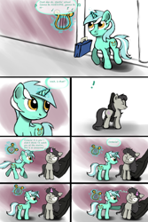 Size: 800x1200 | Tagged: safe, artist:esuka, character:lyra heartstrings, character:octavia melody, ask, ask-canterlot-musicians, comic, tumblr