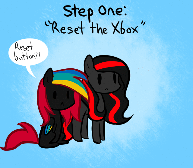 Size: 640x555 | Tagged: dead source, safe, artist:marytheechidna, oc, oc only, animated, ask the console ponies, cute, playstation, xbox