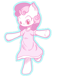 Size: 1280x1646 | Tagged: safe, artist:spikedmauler, character:sweetie belle, species:pony, bipedal, clothing, dress, female, solo