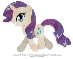 Size: 1149x942 | Tagged: safe, artist:tiffanymarsou, character:rarity, female, solo