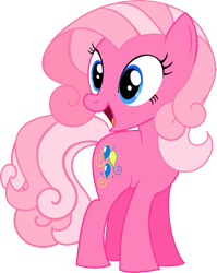 Size: 731x917 | Tagged: safe, artist:itoruna-the-platypus, character:pinkie pie, g3, female, g3 to g4, generation leap, solo