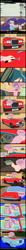 Size: 1975x19250 | Tagged: dead source, safe, artist:garretthegarret, character:rarity, character:sweetie belle, my little pony:equestria girls, barefoot, car, clothing, comic, feet, human coloration, humanized, light skin, noodle incident, pajamas, rolls-royce, rolls-royce corniche, sweetie fail, swimming pool, this ended in tears