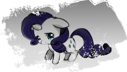 Size: 1024x583 | Tagged: safe, artist:aisuroma, character:rarity, chibi, crying, sad