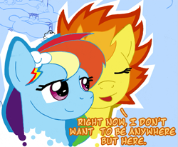 Size: 729x600 | Tagged: safe, artist:feather, character:rainbow dash, character:spitfire, species:pony, ship:spitdash, female, lesbian, shipping