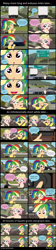 Size: 3950x17770 | Tagged: safe, artist:garretthegarret, character:fluttershy, character:rainbow dash, comic:a weekend away, my little pony:equestria girls, alternate hairstyle, awkward silence, car, cd, comic, dashboard, human coloration, radio, road, seatbelt, street sign, terry the triumph, triumph, truck, whale song