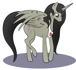 Size: 2000x1836 | Tagged: safe, artist:zomgitsalaura, character:octavia melody, species:alicorn, species:pony, alicornified, female, octacorn, race swap, simple background, solo, transparent background, vector
