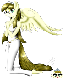 Size: 2224x2685 | Tagged: safe, artist:bludraconoid, character:zipporwhill, species:anthro, female, older, solo