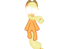 Size: 2048x1536 | Tagged: safe, artist:birdivizer, artist:prismaticstars, character:applejack, female, glowing eyes, simple background, solo, the elements in action, transparent background, vector