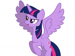 Size: 1024x768 | Tagged: safe, artist:prismaticstars, character:twilight sparkle, character:twilight sparkle (alicorn), species:alicorn, species:pony, angry, female, flying, mare, solo