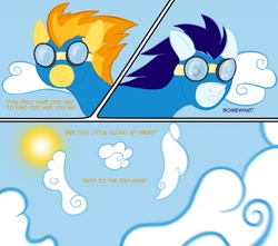 Size: 1280x1131 | Tagged: safe, artist:taharon, character:soarin', character:spitfire, comic:the wonderbolts, comic, explicit series, grimdark series