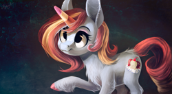 Size: 1197x658 | Tagged: safe, artist:locksto, oc, oc only, species:pegasus, species:pony, chest fluff, female, fluffy, freckles, mare, solo, unshorn fetlocks
