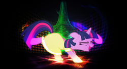 Size: 1980x1080 | Tagged: safe, artist:allwat, artist:liggliluff, character:twilight sparkle, clothing, dancing, do the sparkle, dork, dress, female, solo, vector, wallpaper