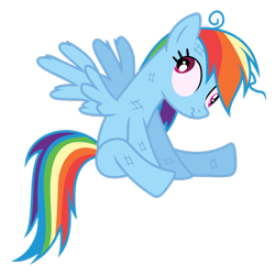 Size: 1024x1024 | Tagged: safe, artist:s.guri, character:rainbow dash, simple background, transparent background, vector
