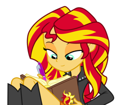 Size: 1024x860 | Tagged: safe, artist:s.guri, character:sunset shimmer, my little pony:equestria girls, simple background, transparent background, vector