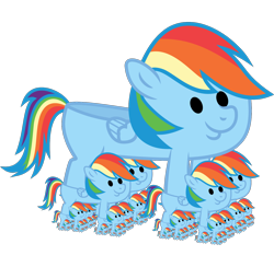 Size: 1494x1456 | Tagged: safe, artist:s.guri, edit, episode:tanks for the memories, g4, my little pony: friendship is magic, clothing, dashie slippers, endless quoting, fractal, no pony, recursion, simple background, slippers, the ride never ends, transparent background, vector, wat, we need to go deeper
