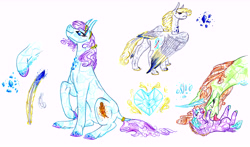 Size: 13232x7776 | Tagged: safe, artist:dawn22eagle, character:sapphire joy, species:crystal pony, species:pony, absurd resolution, crystal, crystal empire, foal