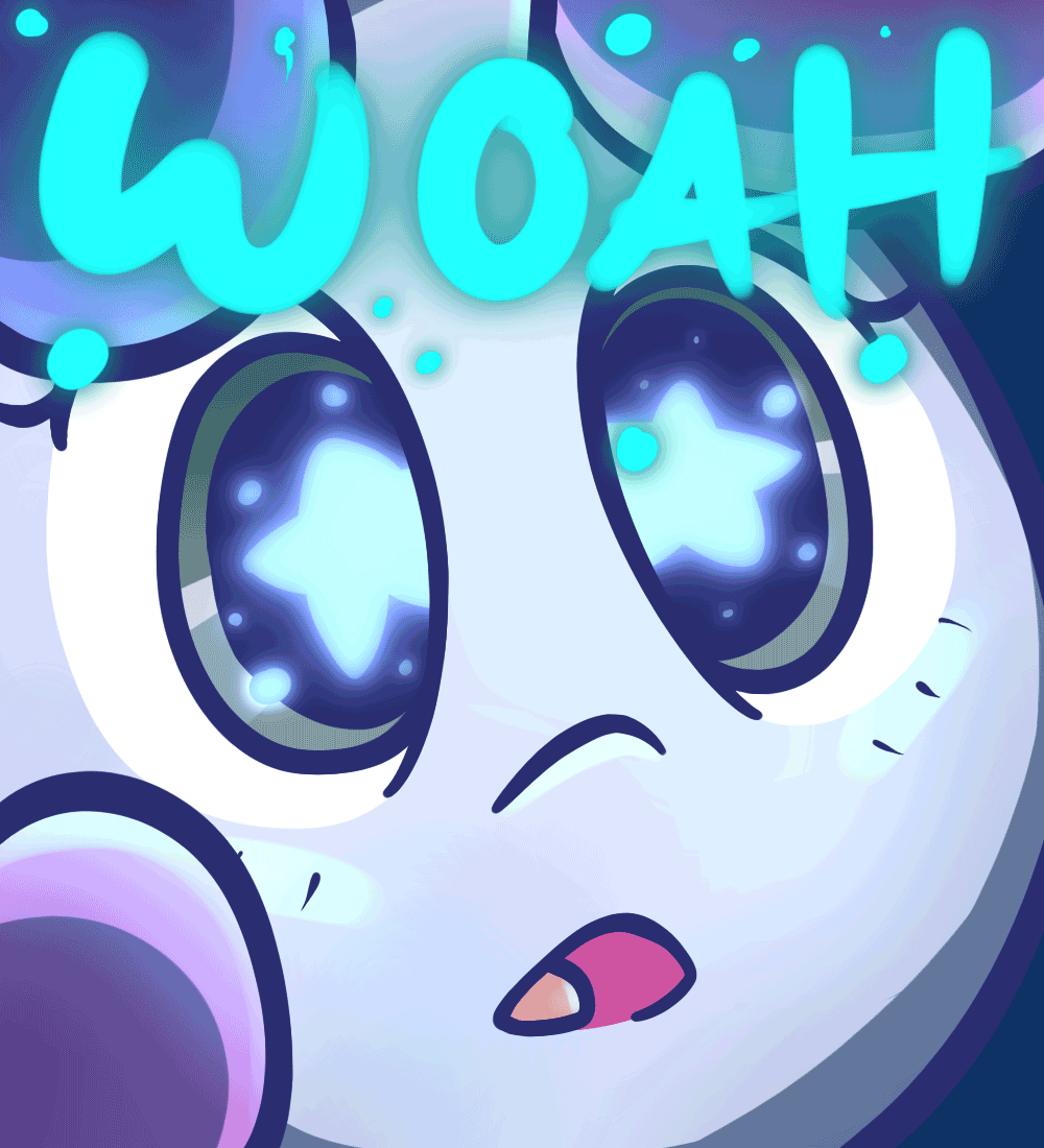 Size: 1000x1100 | Tagged: safe, artist:spikedmauler, character:sweetie belle, amazed, animated, female, go ask sweetie belle, solo, starry eyes, woah
