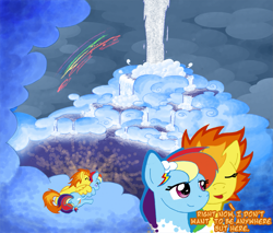 Size: 1689x1440 | Tagged: safe, artist:feather, character:rainbow dash, character:spitfire, ship:spitdash, female, lesbian, shipping