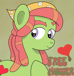 Size: 1024x1041 | Tagged: safe, artist:theartistsora, character:tree hugger, female, looking at you, portrait, solo