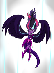 Size: 3000x4000 | Tagged: safe, artist:dazed-and-wandering, character:midnight sparkle, character:twilight sparkle, character:twilight sparkle (scitwi), species:eqg human, equestria girls:friendship games, g4, my little pony: equestria girls, my little pony:equestria girls, female, midnight sparkle, scene interpretation, solo
