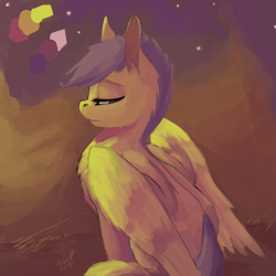 Size: 1280x1280 | Tagged: safe, artist:erijt, character:scootaloo, species:pegasus, species:pony, female, solo