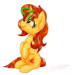 Size: 2951x3053 | Tagged: dead source, safe, artist:tsand106, oc, oc only, oc:cinderheart, species:pony, species:unicorn, cute, female, golden eyes, looking up, mare, pet, pet oc, simple background, snake, solo, transparent background