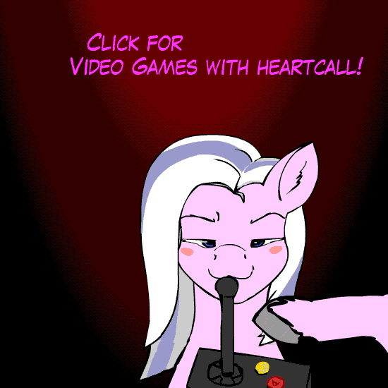 Size: 550x550 | Tagged: safe, artist:pony_prints<3, oc, oc only, oc:heartcall, animated, game, solo