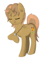 Size: 963x1280 | Tagged: safe, artist:kitbash, oc, oc only, species:pony, species:unicorn, female, necklace, ring, solo