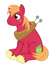 Size: 4000x5000 | Tagged: safe, artist:sofunnyguy, character:big mcintosh, species:earth pony, species:pony, absurd resolution, male, simple background, sitting, solo, stallion, transparent background, vector