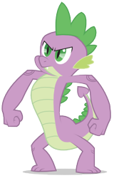 Size: 246x385 | Tagged: safe, artist:emkay-mlp, character:spike, .svg available, parody, popeye, simple background, svg, transparent background, vector