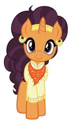 Size: 3000x5000 | Tagged: safe, artist:sofunnyguy, character:saffron masala, episode:spice up your life, g4, my little pony: friendship is magic, absurd resolution, cute, female, saffronbetes, simple background, solo, transparent background, vector