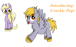 Size: 640x399 | Tagged: safe, artist:dinkyuniverse, character:crackle pop, character:dinky hooves, episode:the cart before the ponies, g4, my little pony: friendship is magic, brother and sister