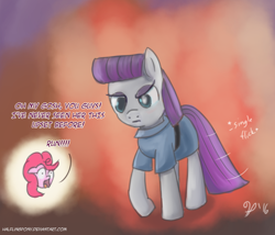 Size: 840x720 | Tagged: safe, artist:halflingpony, character:maud pie, character:pinkie pie