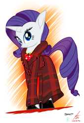 Size: 1500x2200 | Tagged: safe, artist:truffle shine, character:rarity, clothing, fashion, female, jewelry, ruby, solo