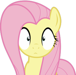 Size: 3030x3000 | Tagged: safe, artist:uponia, character:fluttershy, episode:every little thing she does, g4, my little pony: friendship is magic, .svg available, blank stare, female, fiducia compellia, hypnosis, hypnotized, looking at you, simple background, solo, thousand yard stare, transparent background, vector